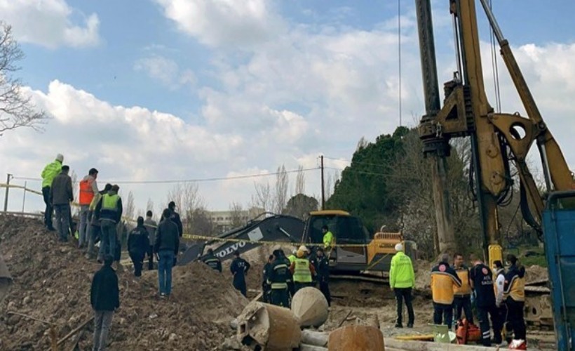 Tekirdağ'da hızlı tren hattı çalışmasında göçük: 2 işçi hayatını kaybetti!