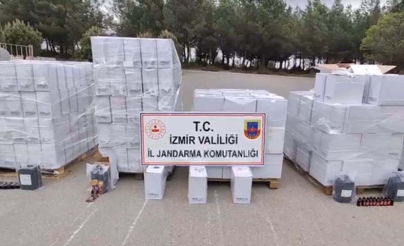 İzmir'de sahte içki operasyonu: 2 gözaltı