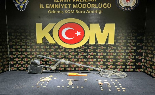 İzmir'de tarihi eser kaçakçılığı operasyonu; 1 gözaltı