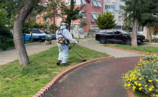 Konak'ın parkları bayramda çiçek açtı