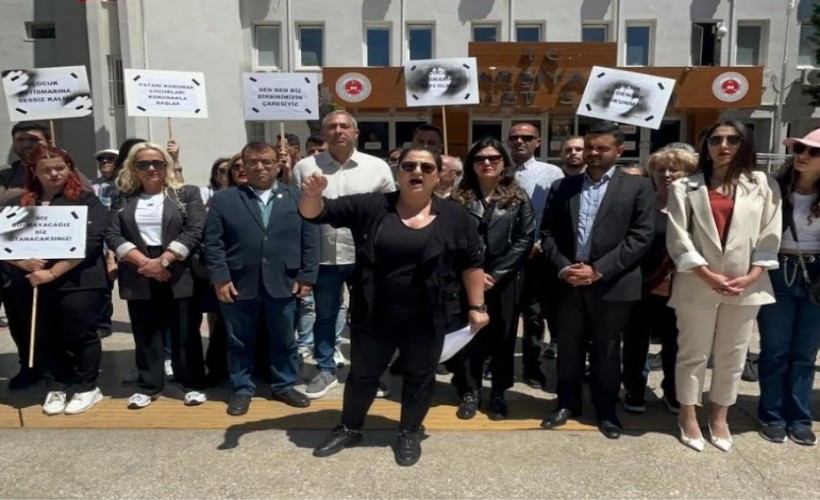 13 yaşındaki çocuğa cinsel istismar: CHP Karşıyaka İlçe Örgütü protesto etti!