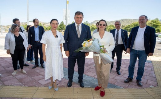 Başkan Cemil Tugay'ın gündeminde Selçuk'un projeleri var