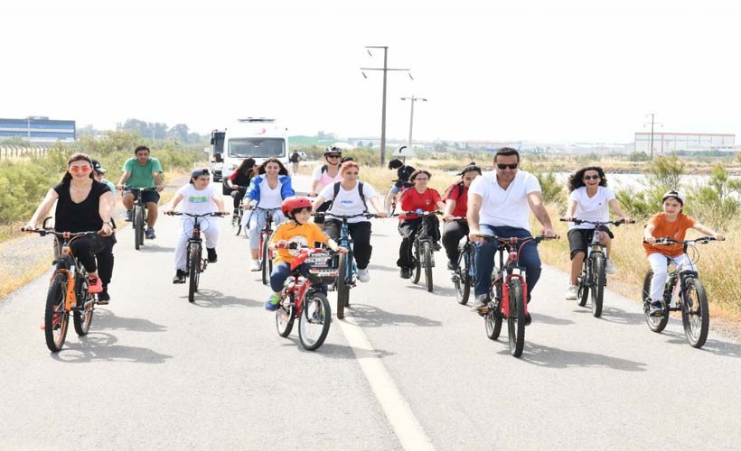 Çiğlili bisikletseverler 19 Mayıs için pedal çevirdi