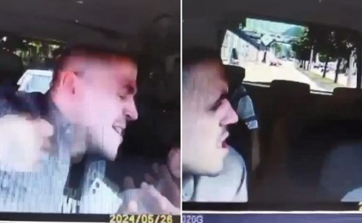 ‘Evde çocuklarım bekliyor' dedi: Taksiciyi darbetti!