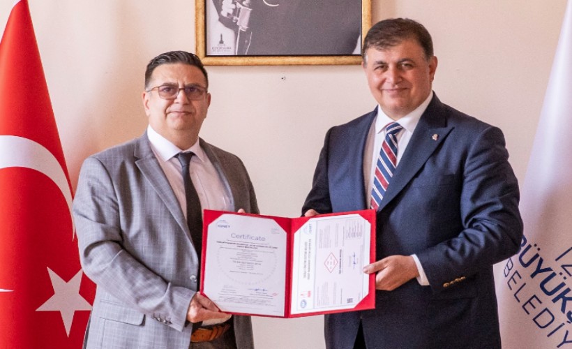 İzmir Büyükşehir'in 3 tesisi ISO 50001 belgesi aldı