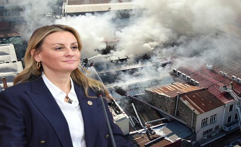 İzmir Milletvekili Ösen, Kemeraltı yangınlarını meclise taşıdı