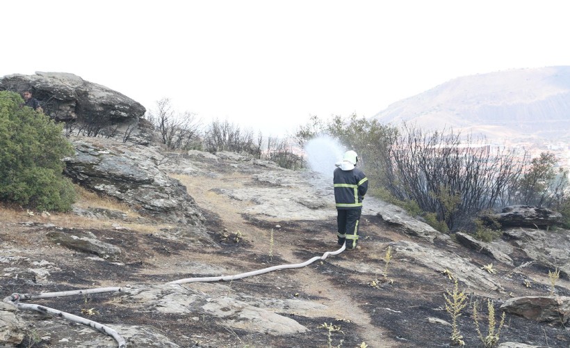 3 ayrı bölgede yangın; 96 dönüm tarım arazisi ile 4 dönüm maki zarar gördü