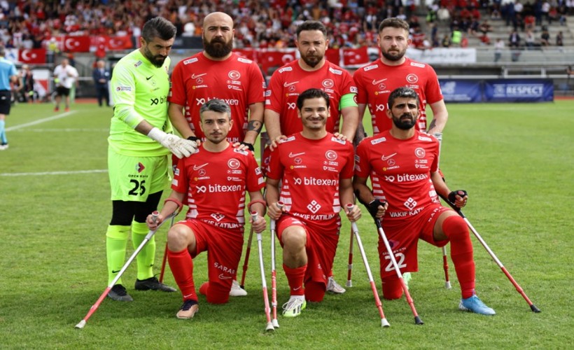 Ampute Milli Futbol Takımı, üst üste 3. kez Avrupa şampiyonu