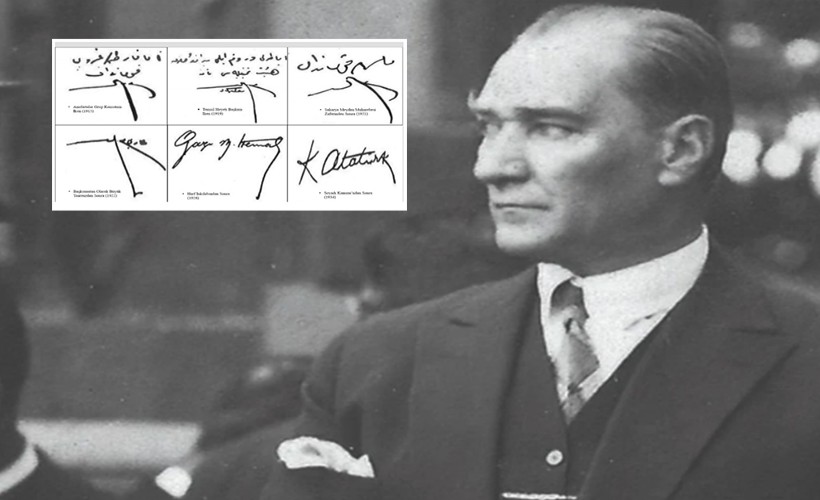 Bakanlık paylaştı: İşte Atatürk'ün orjinal imzası