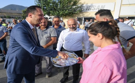 Bornova Belediyesi'nde bayramlaşma