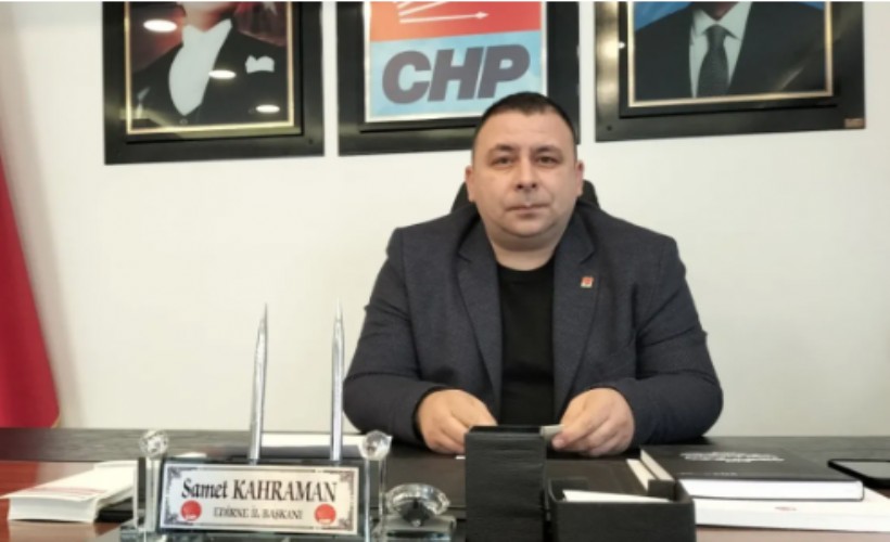 CHP il başkanı istifa etti!