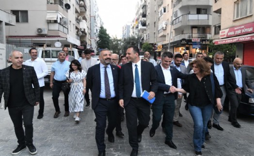 İl Başkanı Aslanoğlu da Başkan Eşki'nin sabah mesaisine katıldı