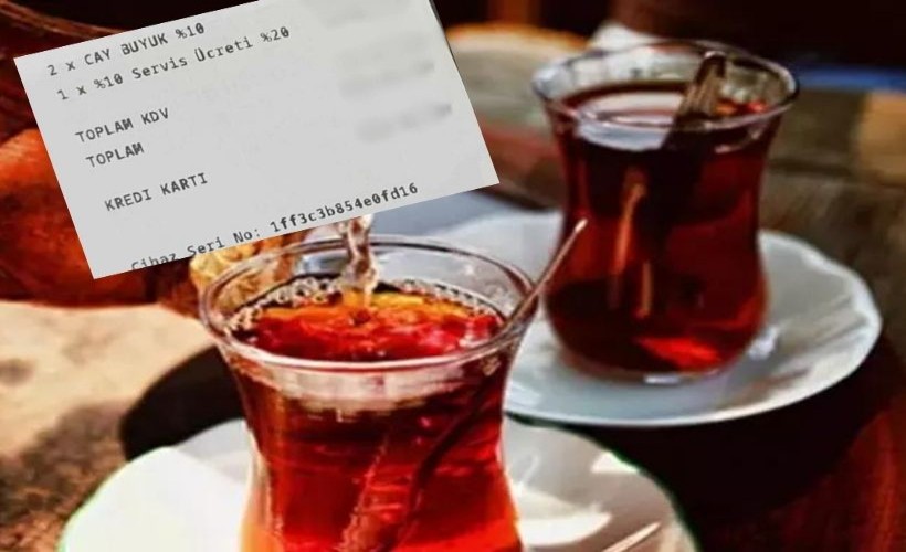 İzmir'de hesap şoku: İşte iki çay için istenen bedel
