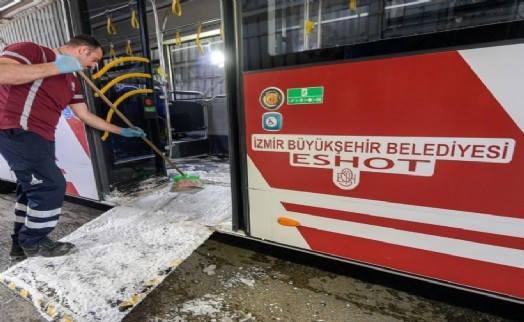 İzmir'in toplu ulaşım araçları tertemiz