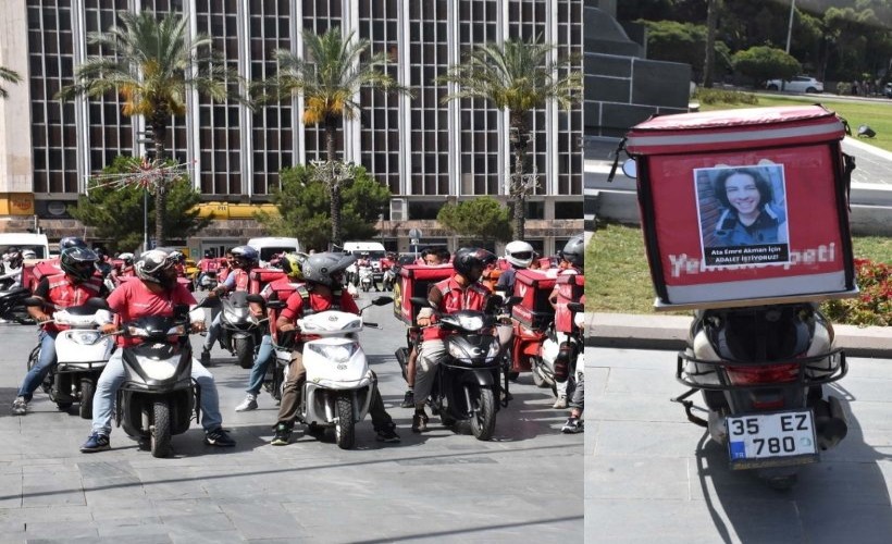 İzmirli motokuryelerden adalet sürüşü: Tehlikeli meslekler statüsüne alınsın
