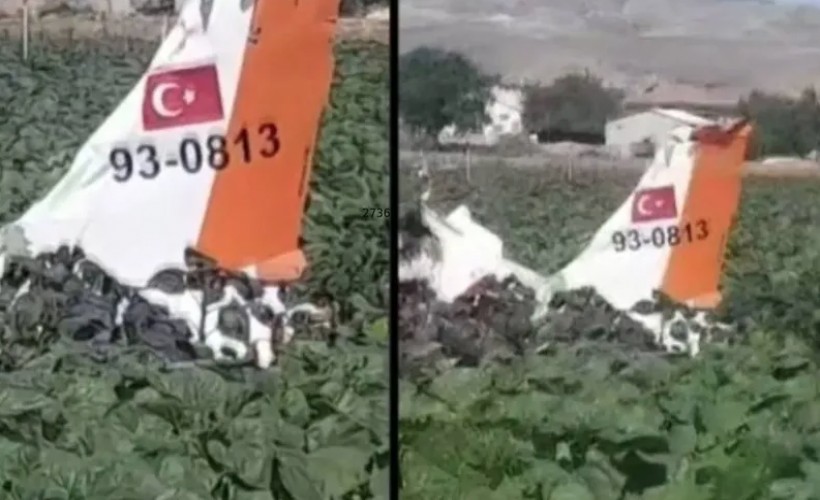 Kayseri'de eğitim uçağı düştü: Şehidin var İzmir