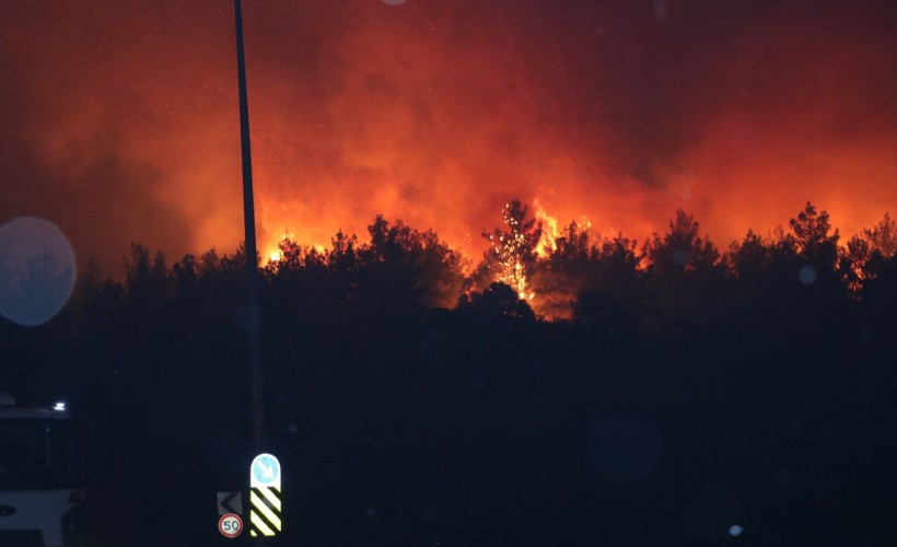 Selçuk'ta çıkan orman yangını Kuşadası'na da sıçradı; Bir otel tahliye edildi