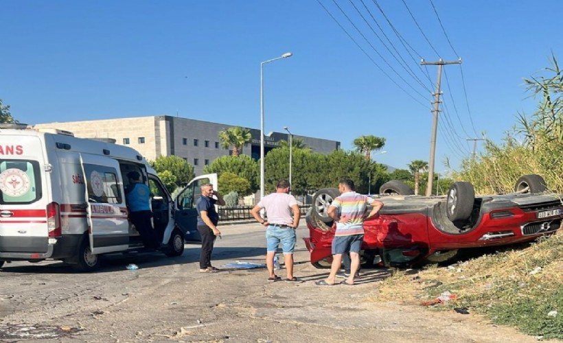 Aydın’da iki otomobil çarpıştı: 9 yaralı