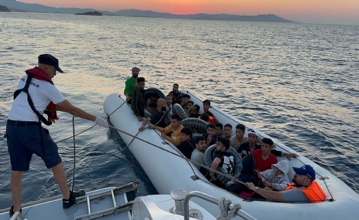 Bodrum'da göçmen hareketliliği; 33'ü yakalandı, 78'i kurtarıldı