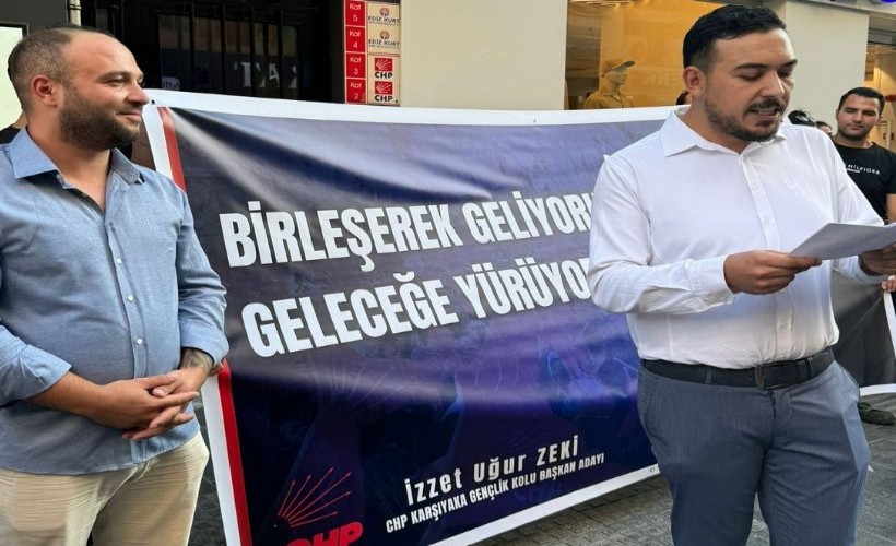 CHP gençlik kollarında Uğur İzzet Zeki Karşıyaka için yola çıktı