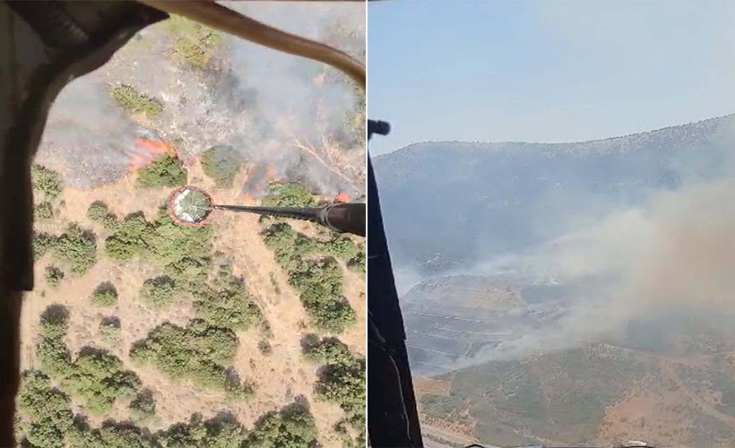 İzmir'de çifte orman yangını