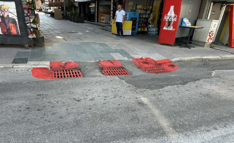 İzmir'deki elektrik kaçağı faciasına tepkiler sürüyor: Kırmızıya boyadılar...