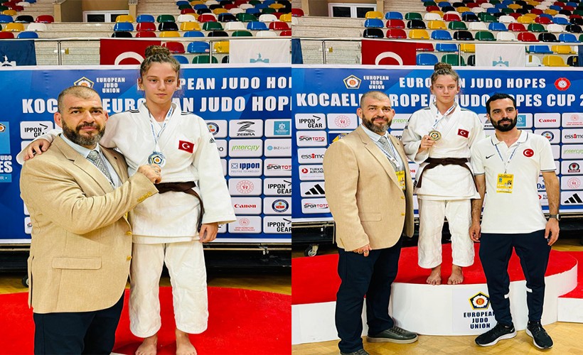 İzmirli judocu Ekin İtmeç'e gümüş madalya