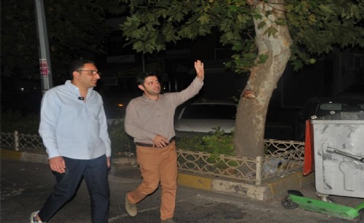 Balçova'da gece-gündüz asfalt mesaisi