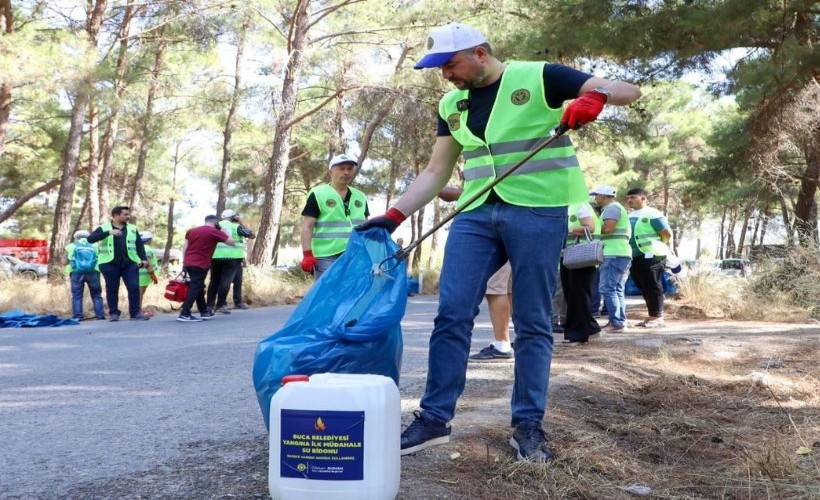 Başkan Duman'dan yangın riskine karşı orman temizliği: Çoban ateşini yaktık