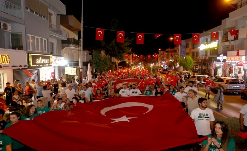 Büyük Zafer Urla'da coşkuyla kutlandı