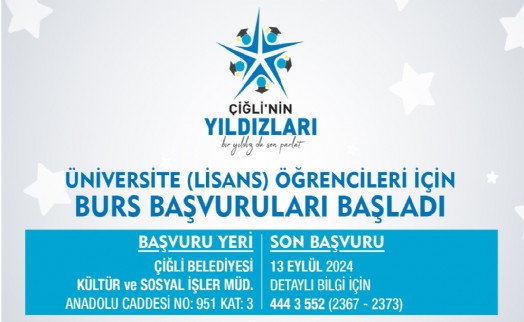 Çiğli'de üniversite burs başvuruları başladı