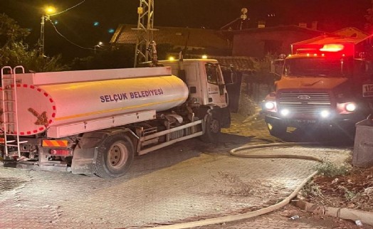 Efes Selçuk Belediyesi'nden yangın bölgesine destek