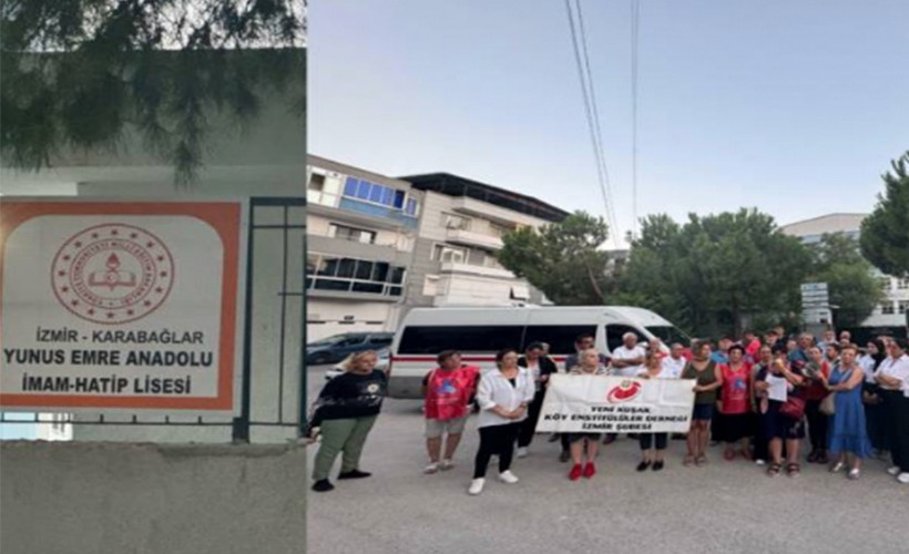 İzmir'de Vali Nevzat Ayaz Anadolu Lisesi'nin yeni binasının İmam Hatip Lisesi’ne devrine tepki