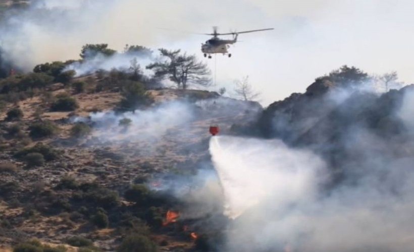 Karşıyaka ve Urla’daki yangınlar kontrol altında