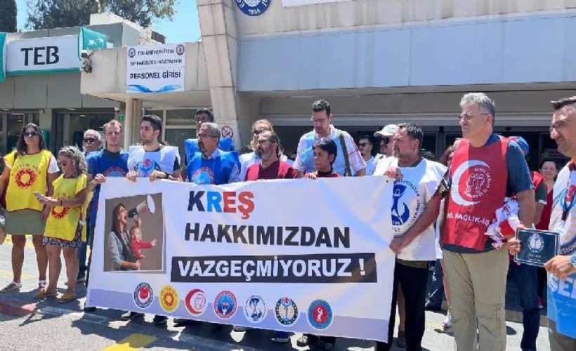 Kreşin kapatılmasına işçi ve emekçi tepki gösterdi: Ege kararı geri çekti