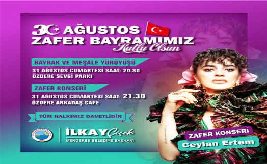 Menderes'te Zafer Bayramı coşkuyla kutlanacak