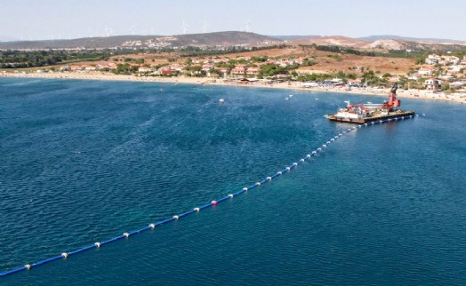 Akarca Koyu'nun su kalitesini artıracak projede sona doğru