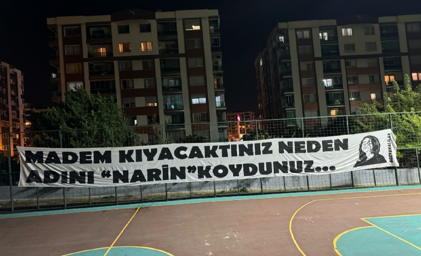 Altay taraftarından 'Narin' pankartı