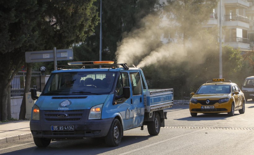 Buca Belediyesi, beyaz sineklere karşı ilaçlama başlattı