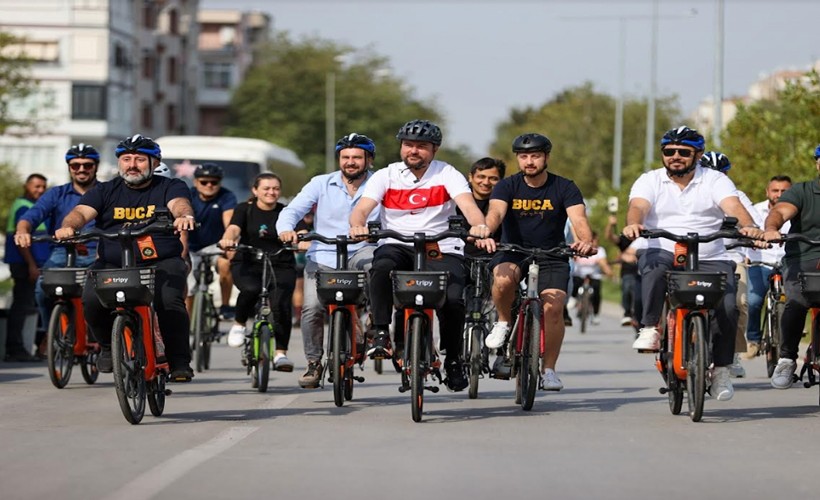 Buca’da yollar bisikletlilerin oldu