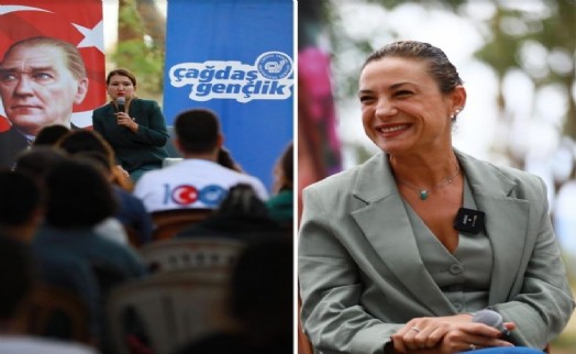 CHP'li Gökçen ve Başkan Sengel, Pamucak'ta gençlerle bir araya geldi