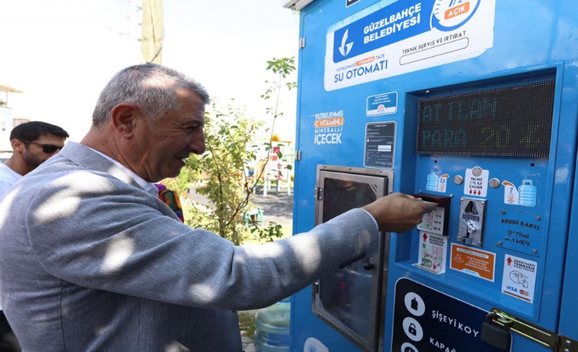 Güzelbahçe Belediyesi SUmatik hizmetine başladı