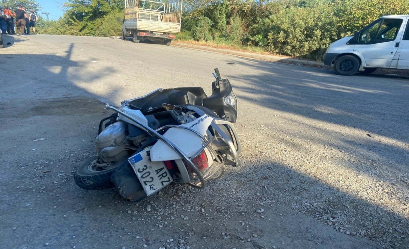 Kamyonetle çarpışan 14 yaşındaki motosikletli öldü