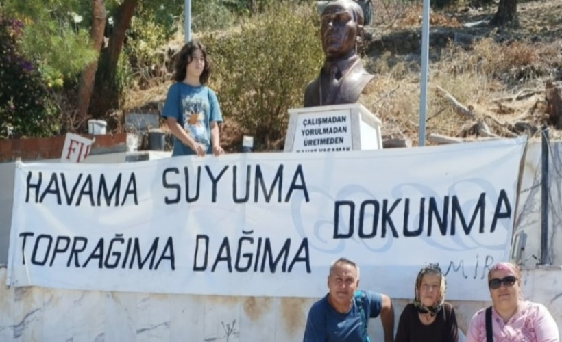 Karaburunlular Erkan Petekkaya’ya ait GES projesine 'DUR' dedi: ÇED toplantısı yapılamadı