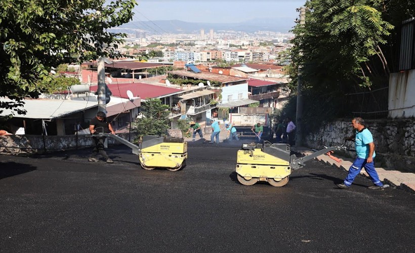 Konak’ın yolları yenileniyor: Asfalt çalışmaları hızlandı