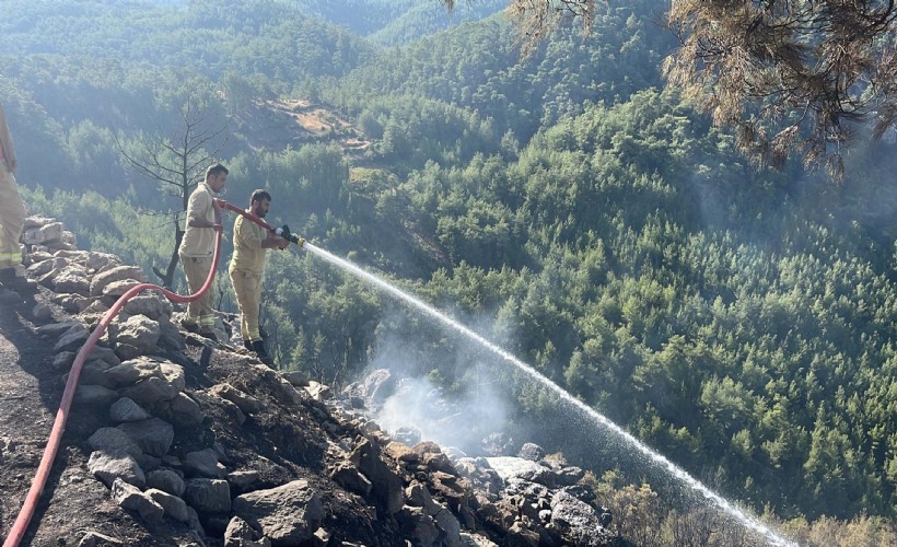 Muğla'daki orman yangını kısmen kontrol altında