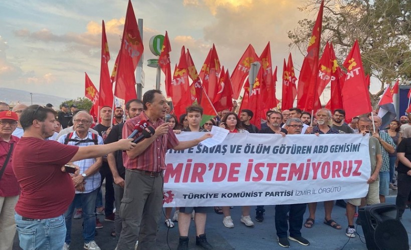 TKP'den ABD savaş gemisine protesto: Nöbet başlıyor