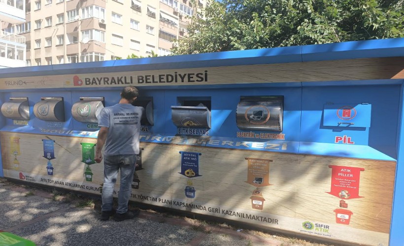 Bayraklı’dan geri dönüşüme 1 yılda 650 ton atık