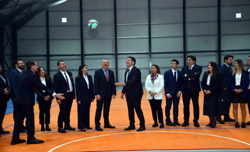 EGİAD Ortaokulu Spor Salonu tamamlandı