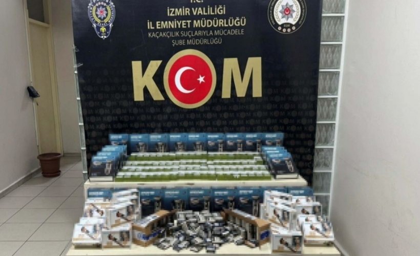 İzmir'de kaçakçılık operasyonu